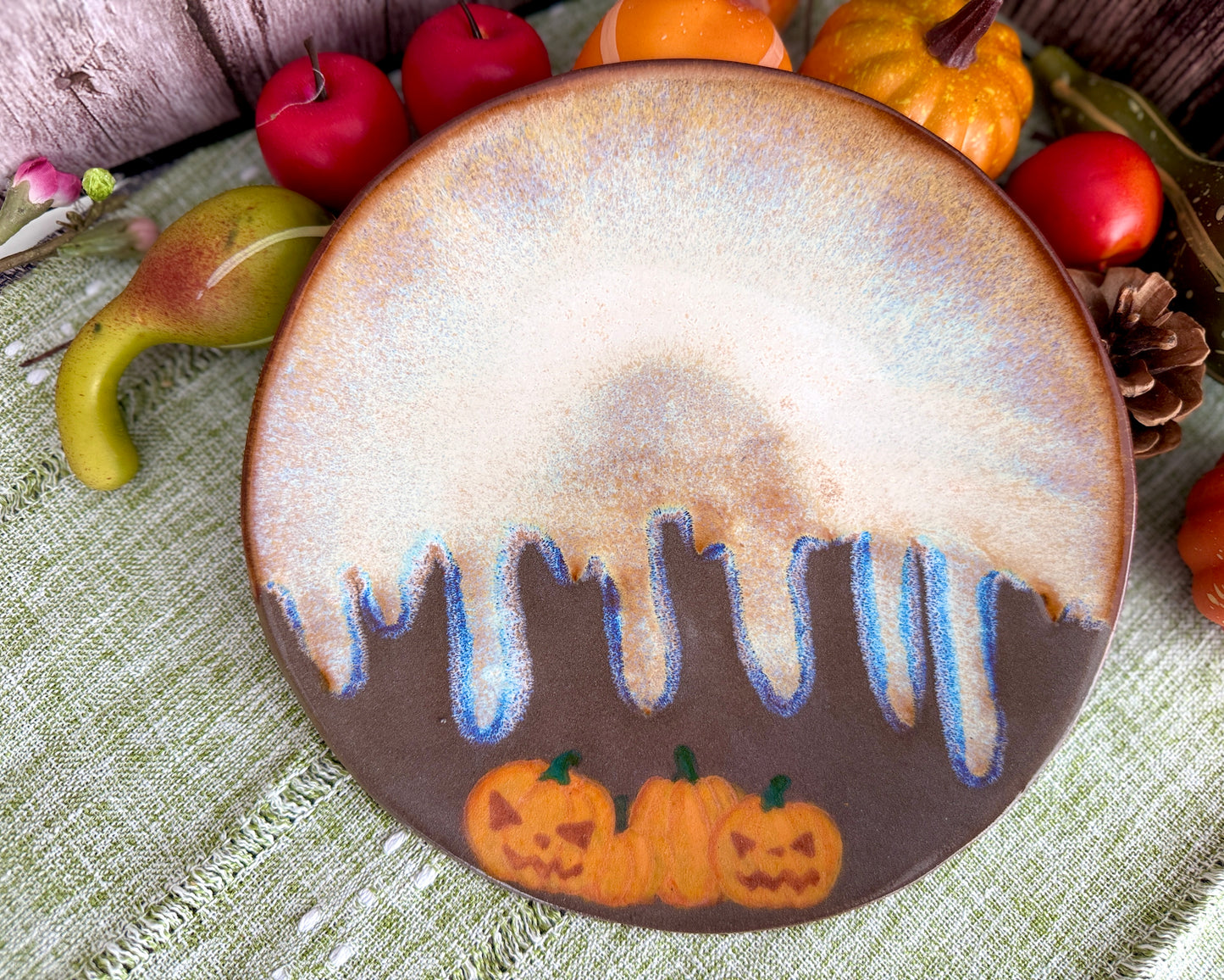 Frühstücksteller "Halloween" | Anthrazit 17,5cm #T6