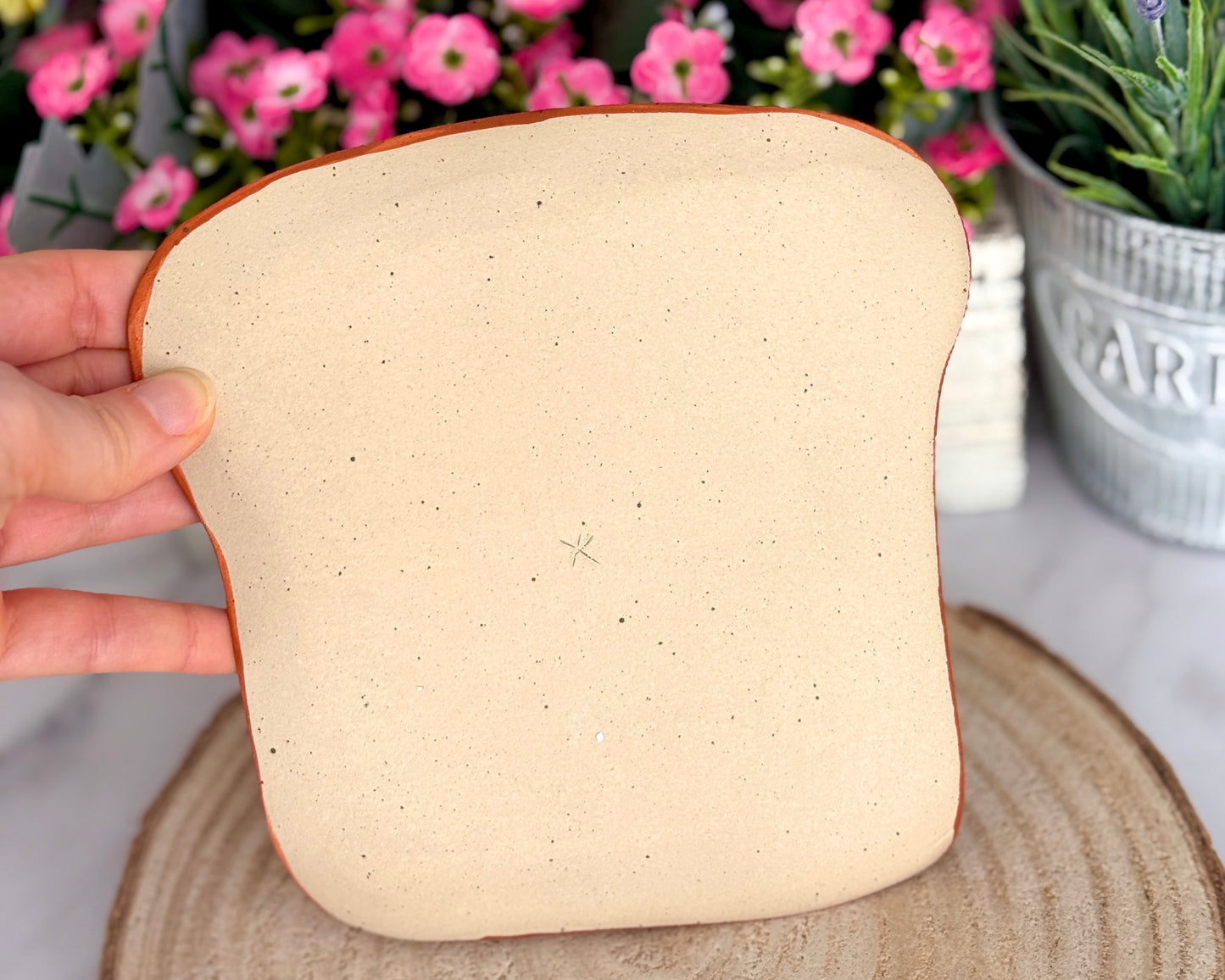 Produktionszeit bis zu 8 Wochen | Toastteller “Smiley” 15,5x13