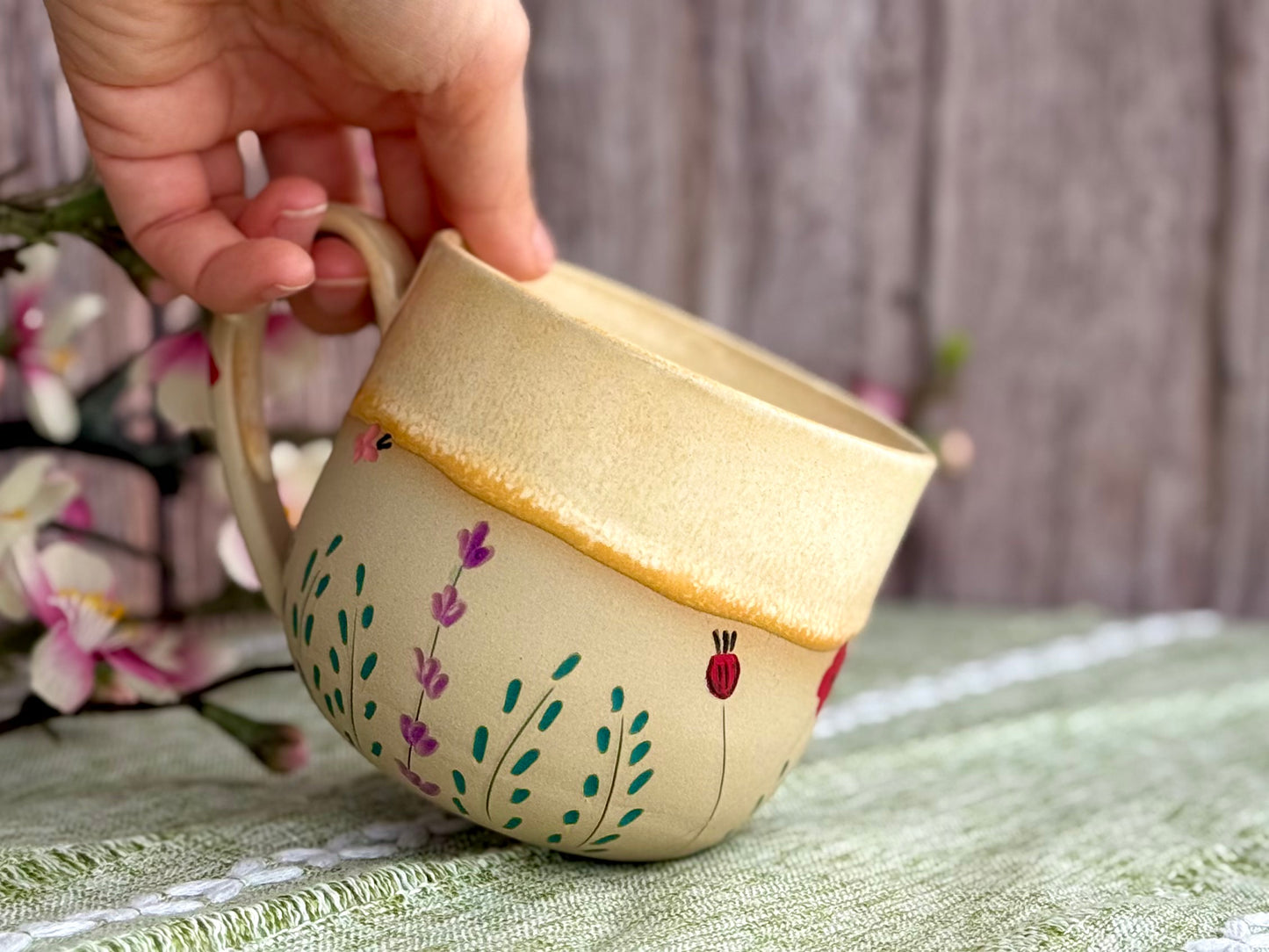 Produktion bis 8 Wochen nach Bestellung | Tasse "Sommer"