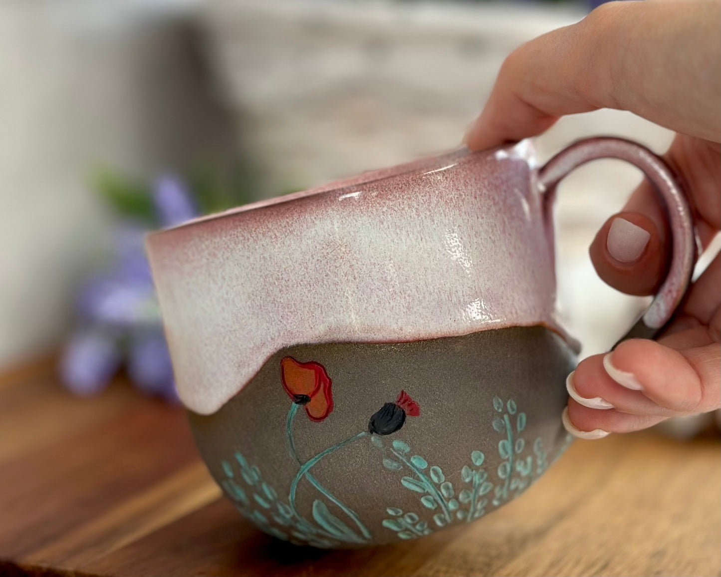 Produktion bis 8 Wochen nach Bestellung|
Tasse “Mohnen”