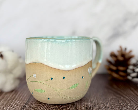 Produktion bis 8 Wochen nach Bestellung | Tasse „Schneeglöckchen“