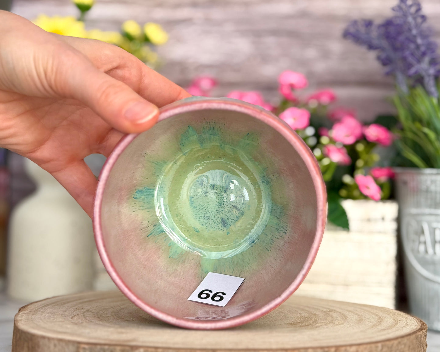 Produktionszeit bis zu 8 Wochen | Müsli-Schale "Sommer Garten"| c.a. 450ml