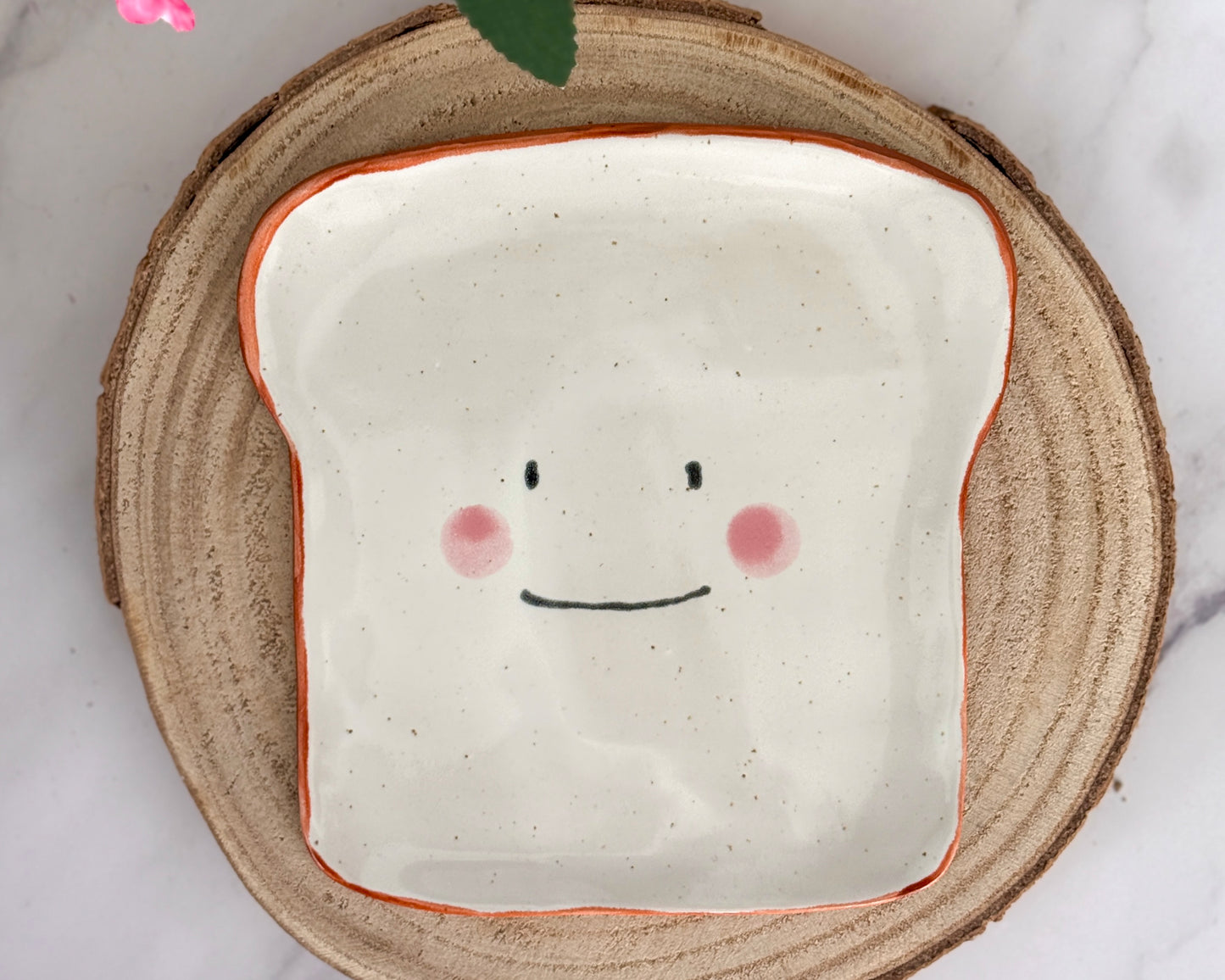 Produktionszeit bis zu 8 Wochen | Toastteller “Smiley” 15,5x13