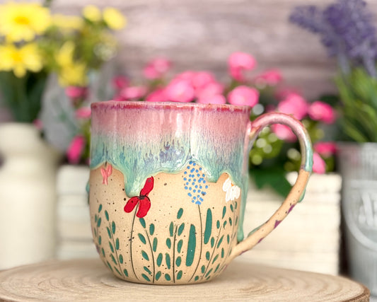 Produktionszeit bis zu 8 Wochen | Tasse "Sommer Garten"