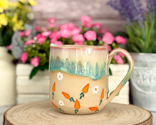 Produktionszeit bis zu 8 Wochen l Tasse mit Karroten (OHNE HASEN)