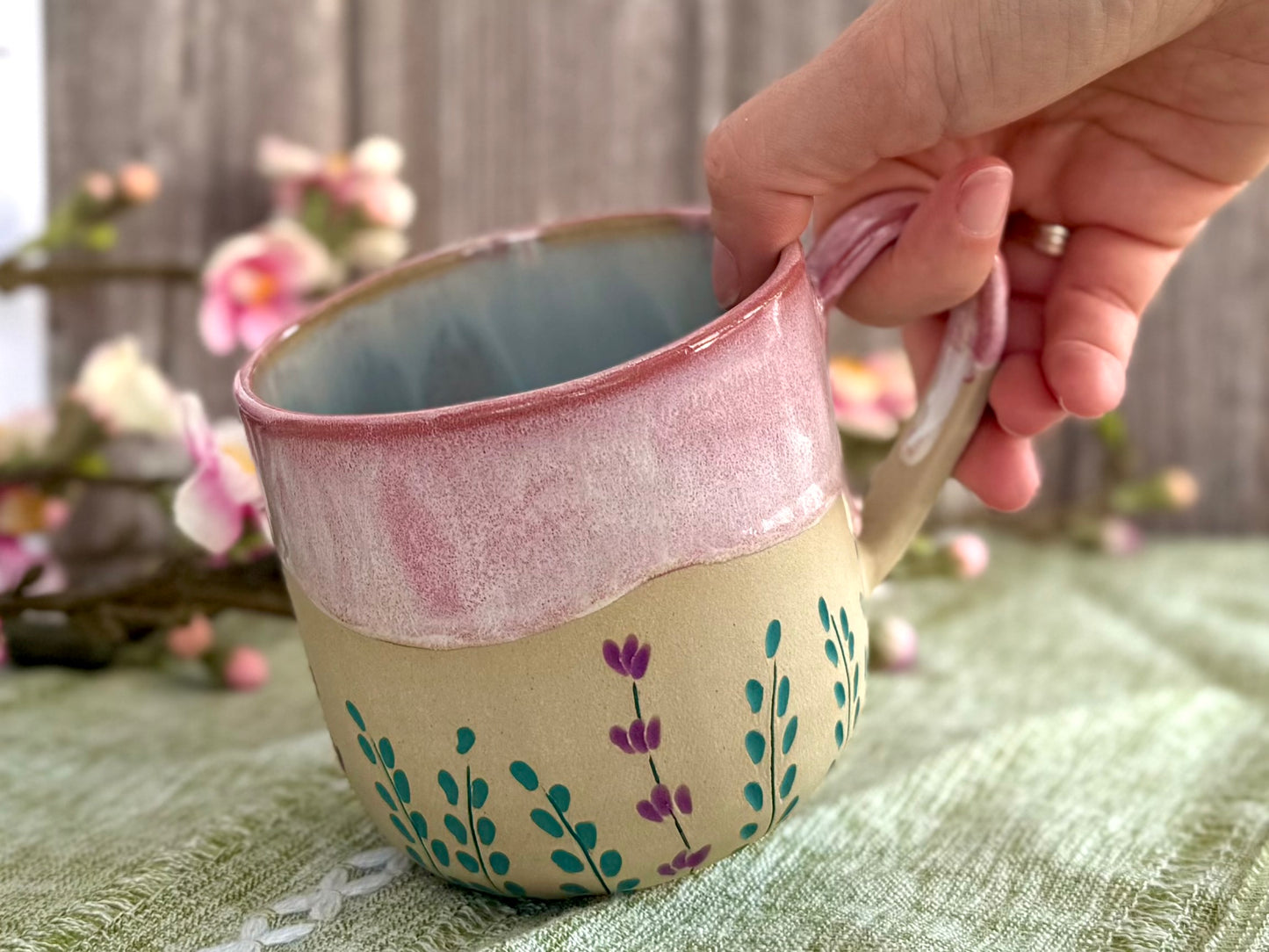Produktion bis 8 Wochen nach Bestellung | Tasse "Lavendel"