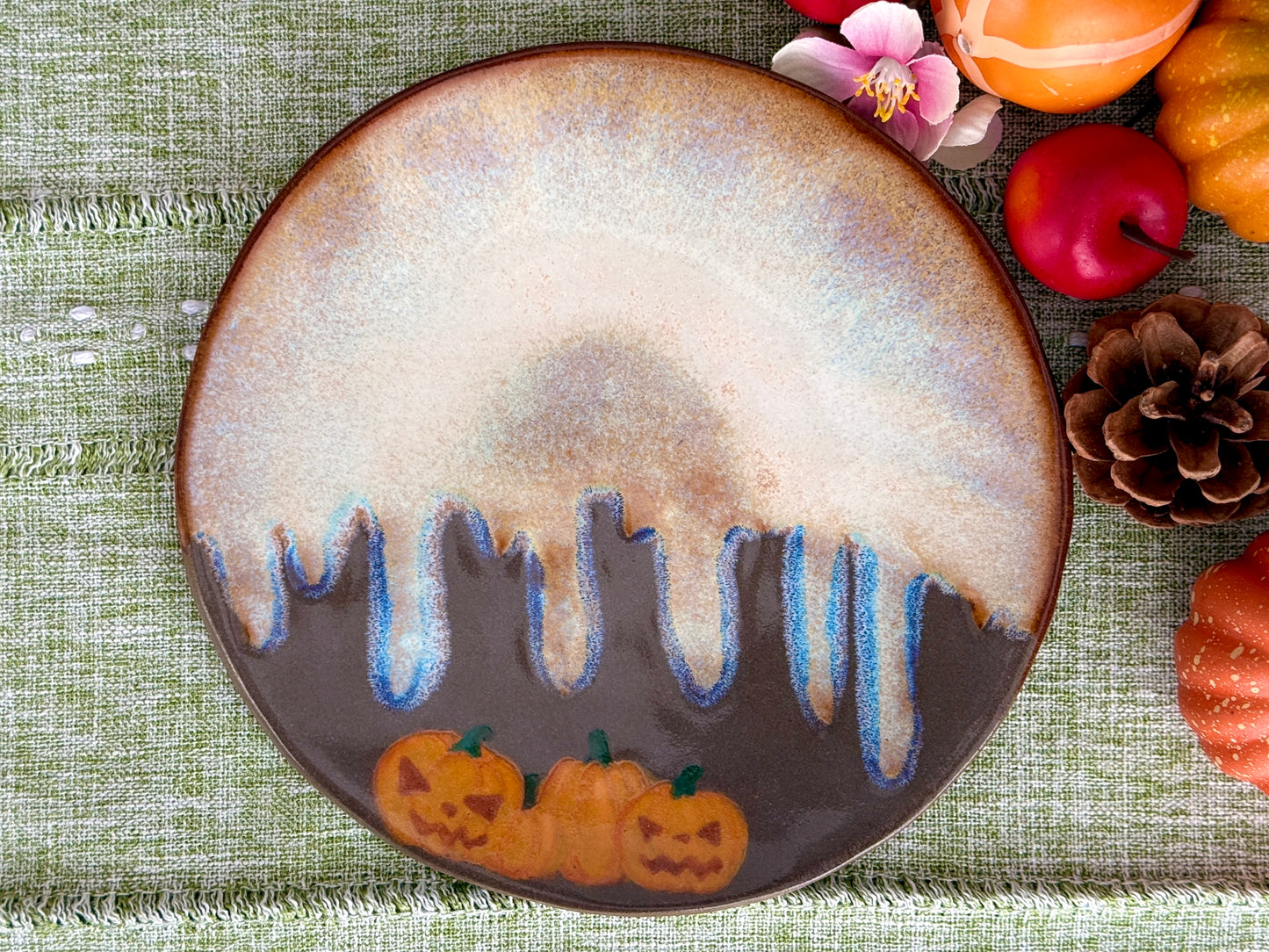 Frühstücksteller "Halloween" | Anthrazit 17,5cm #T6