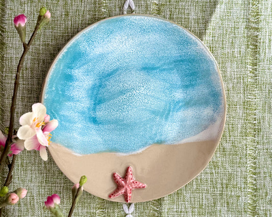 Frühstücksteller "Meer" | Beige Ton 17,5cm #T4