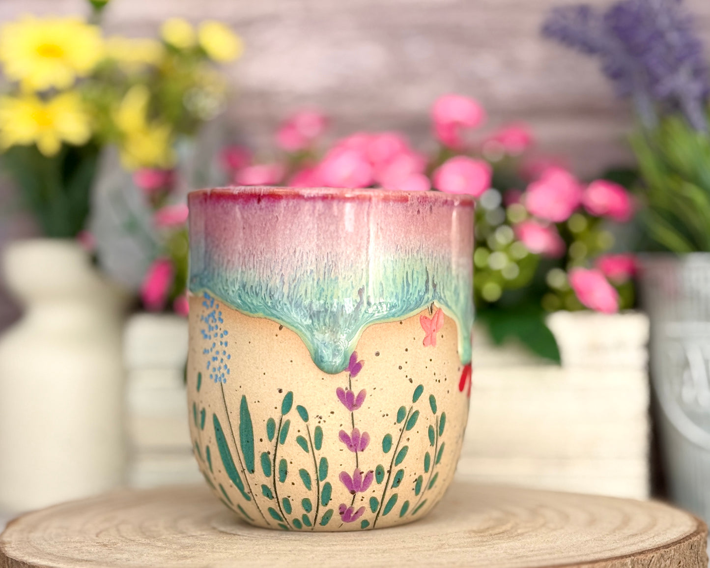 Produktionszeit bis zu 8 Wochen | Tasse "Sommer Garten"