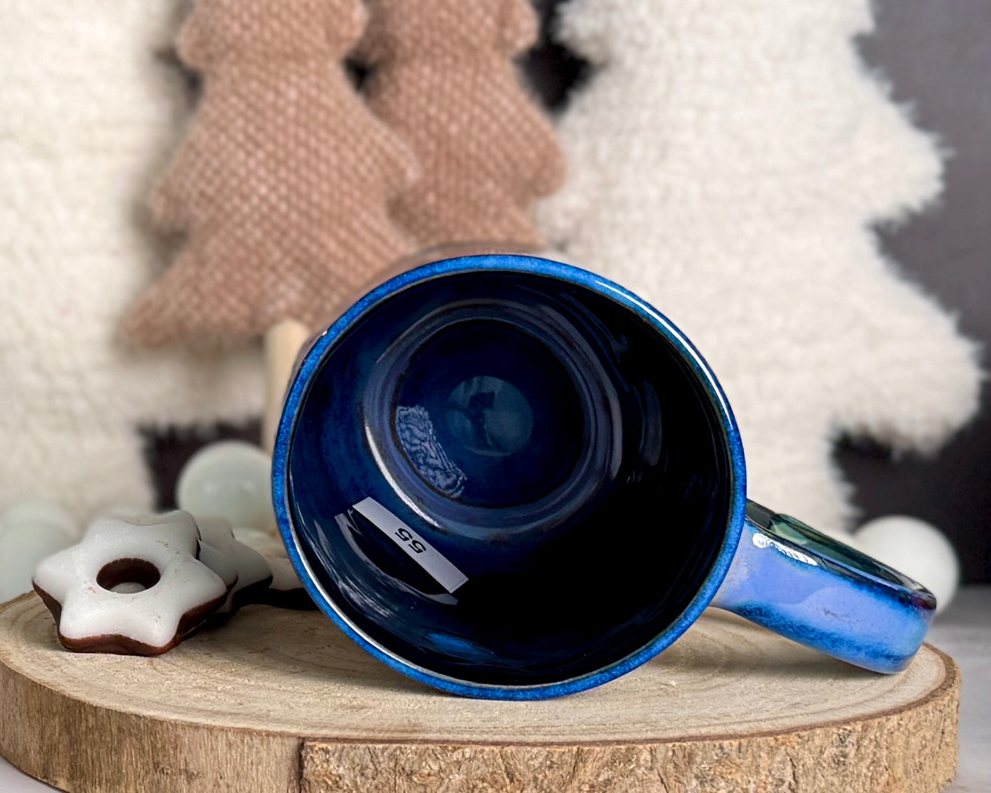 Polarnacht Tasse mit Baumsilhouetten | 450 ml #55